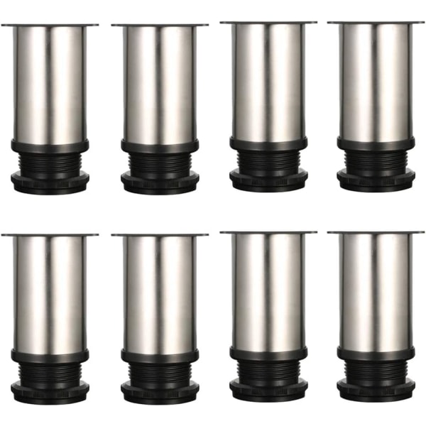 Set med 8 möbelben Höjdjusterbar 50*150 mm