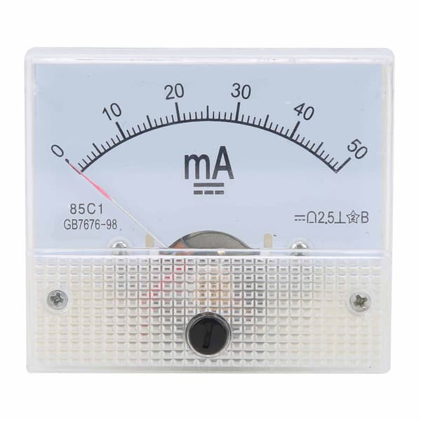 Høy Nøyaktighet 85C1 DC 0-50mA Panelmeter Amperemeter
