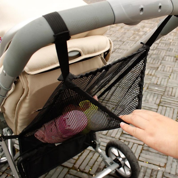 Baby Trolley Mesh Net Pocket Shopping Barnvagnar Flaska