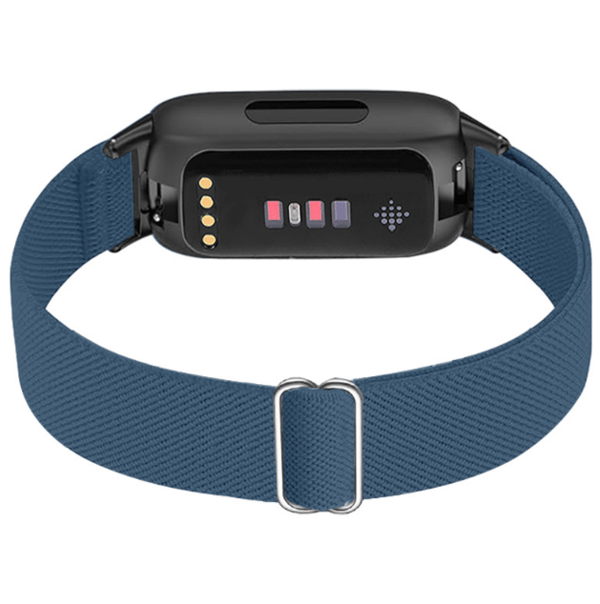 【DT】Fitbit Inspire 3 Rem i Elastisk Nylon Marinblå NavyBlue 7