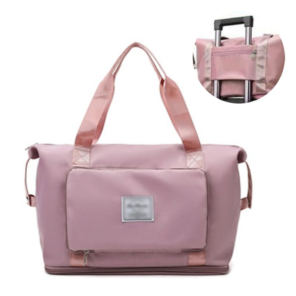 Resa Duffel Bags Bagageväska i stor storlek Nylon Pink