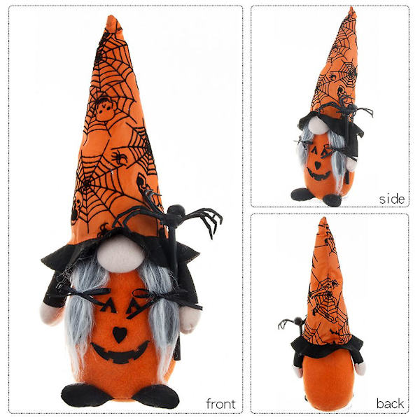 Halloween Layout Rekvisita Dekoration Spider Skull Ansiktslös Gammal