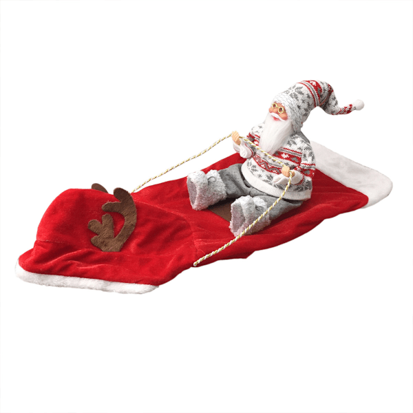 Juldräkter för husdjur Tomte Riddräkt Renväxlare Juldräkter för husdjur Sweater XL chest size adjustable 64-80cm