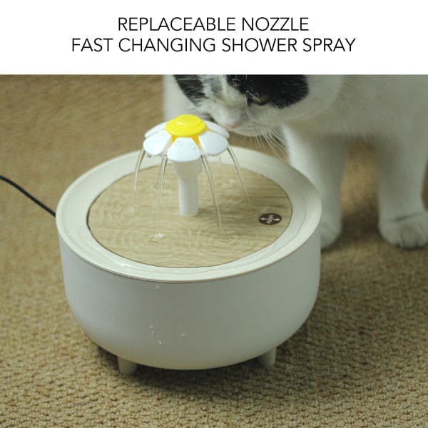 Kattevannfontene Smart automatisk syklisk filtrering USB-grensesnitt kjæledyrvanndispenser for katter, hunder 5V