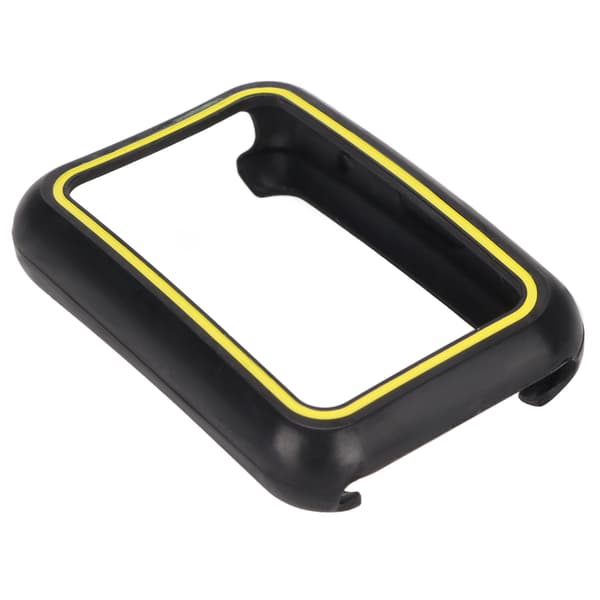 Huawei Watch FIT TPU Full Screen Protector Soft Bumper Case Svart Gul