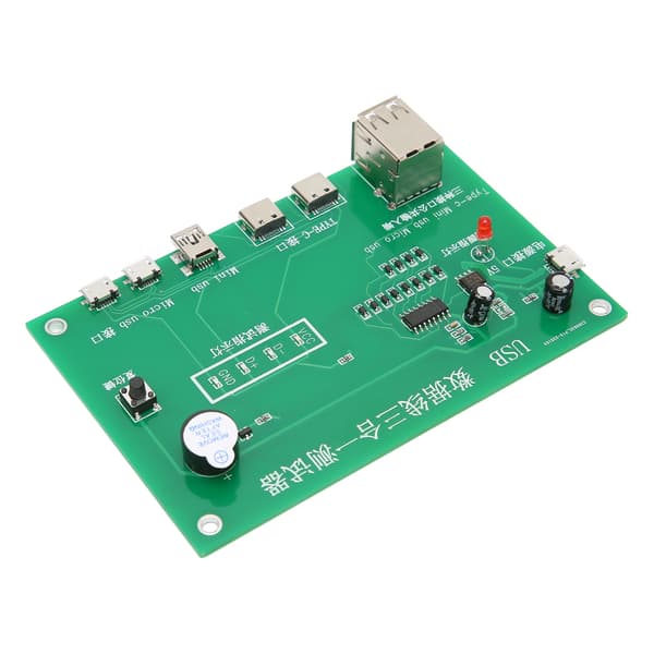 3 i 1 USB-kabeltestare Korttyp C Micro USB Mini USB PCB-kort Datakabel Testfixtur