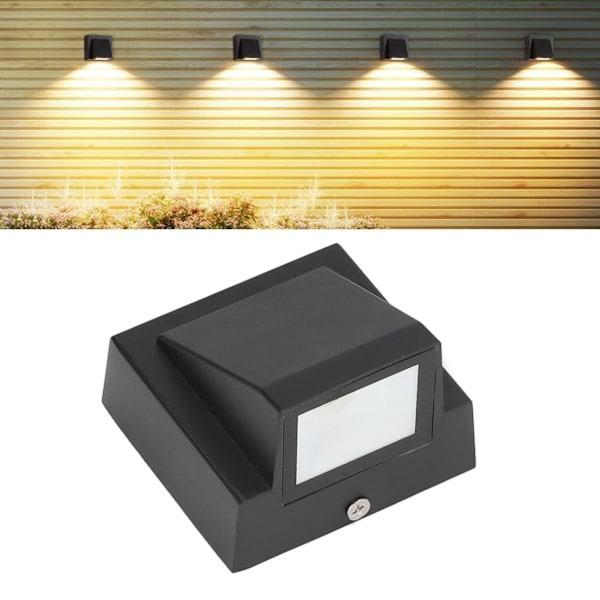Multifunksjonell vanntett LED vegglampe for utendørs bruk: Ideell for uteplass, veranda, nattbord og gang (85-265V)
