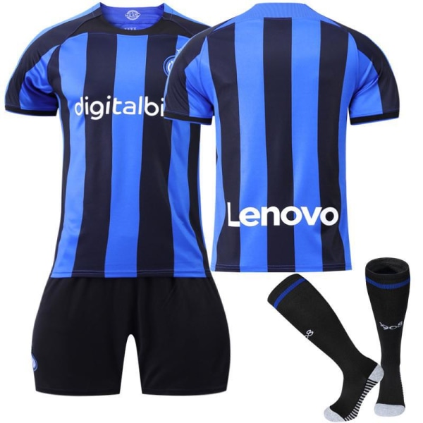 Inter Milan hjemmefotballskjortesett T-skjorte nr.10 Unnumbered XL