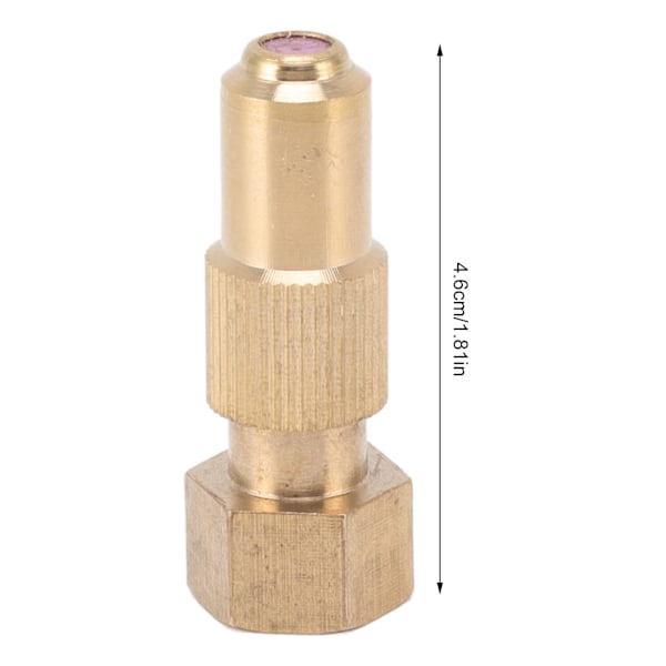 G3/8 Keramisk Messing Høytrykks Sprøyte Dyse for Landbruk med 0.8mm Åpning