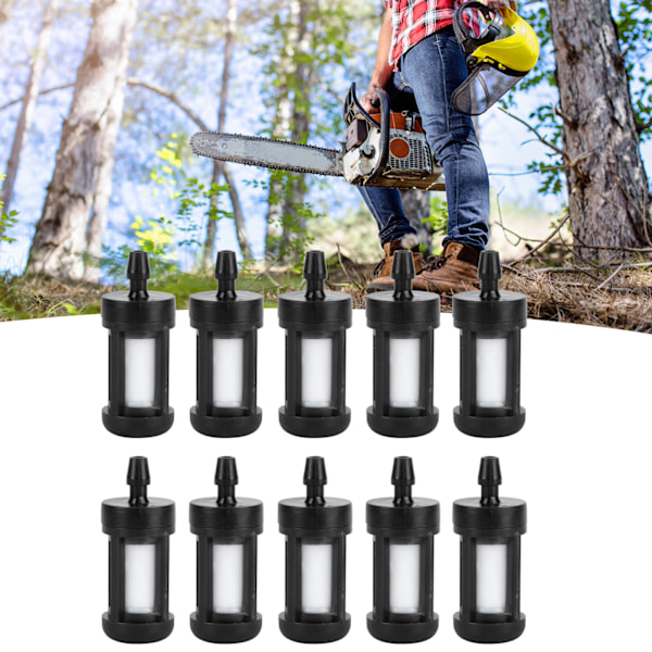 10 polttoainesuodatinta Stihl FS38, FS46, FS55, FS55R ja FS55RC moottorisahoihin