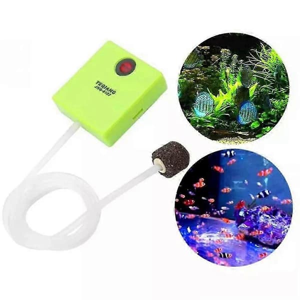 Akvarium Syre Luftare Luftpump Akvarium Luftsten Batteridriven Och Slang
