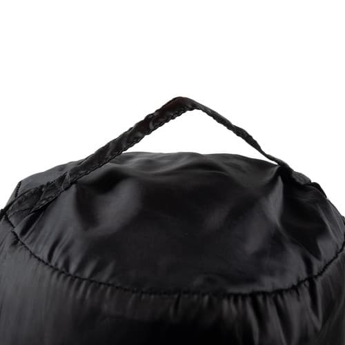 Sovepose med opbevaringspose Black black