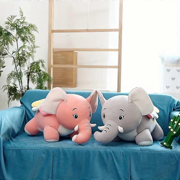 Dumbo Plyschleksak Tecknad Elefantdocka Barnkudde Trasdocka Present pink