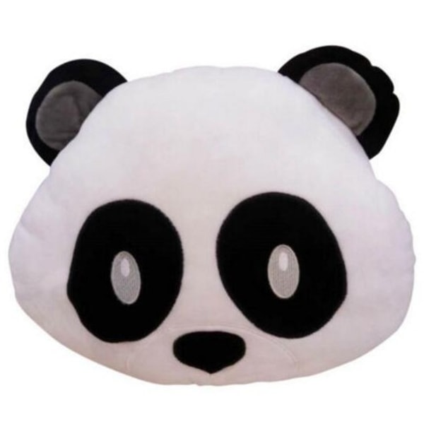 Creative Funny Expression Toalett Plyschleksak Office Kudde Panda head 35CM