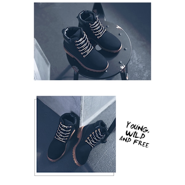 KvinnaEarlWinteShoeFlaHeeBootKeeWarBoots Black 41