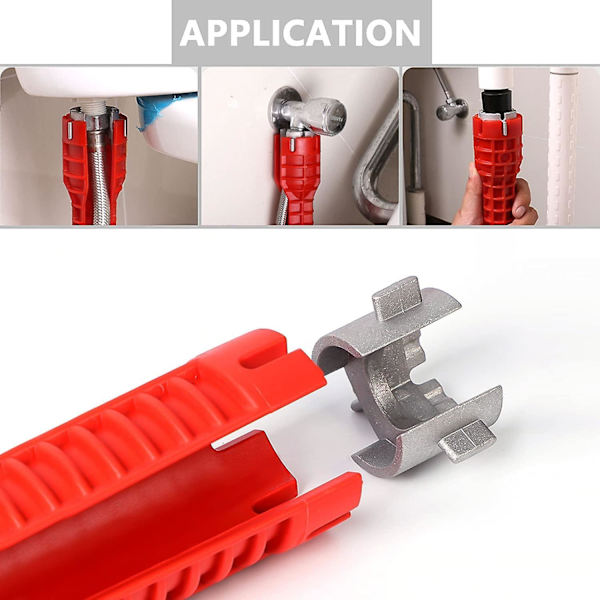 Installationsnyckel för 8 i 1 kran & diskbänk