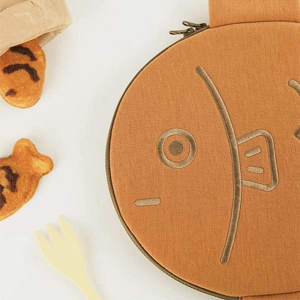 Sød Taiyaki Tablet Sleeve Taske Stødresistent Blød Bomuldsetui til 13 tommer tablet