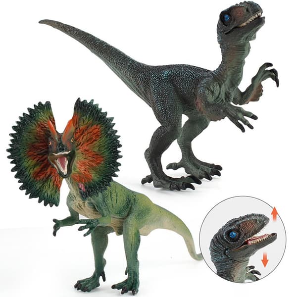 Dilophosaurus Dinosaur Action Figur Simuleringsleke Barnegave