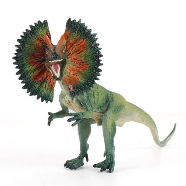 Dilophosaurus Dinosaur Action Figur Simulationslegetøj Ornament Gave til Børn