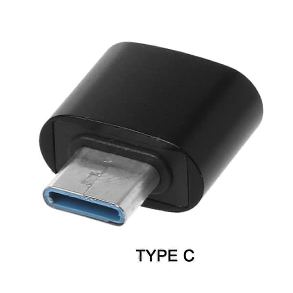 USB C - USB 2.0 -sovitin USB-C (uros) - USB 2.0 (naaras) -liitinlaite Black