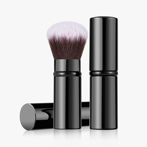 Högkvalitativt bärbart mini-infällbart sminkverktyg för rougeborste Flat head brush