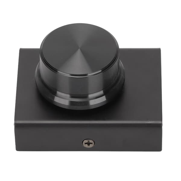 Sort USB Volumenkontrolknap En-knap Lydløs Metalkabinet 2m 6.6ft Kabel Windows