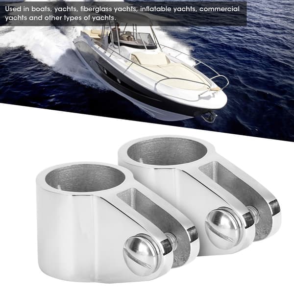 2 stk. Marine Kæbe Slide Rustfrit Stål Bimini Top Båd Hardware Fitting 22MM til Oppustelige Glasfiber Yachter