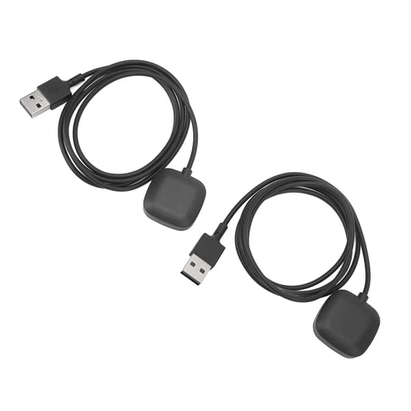 Trådløs opladningsdock til Fitbit Versa 3 og Sense - 2-pak