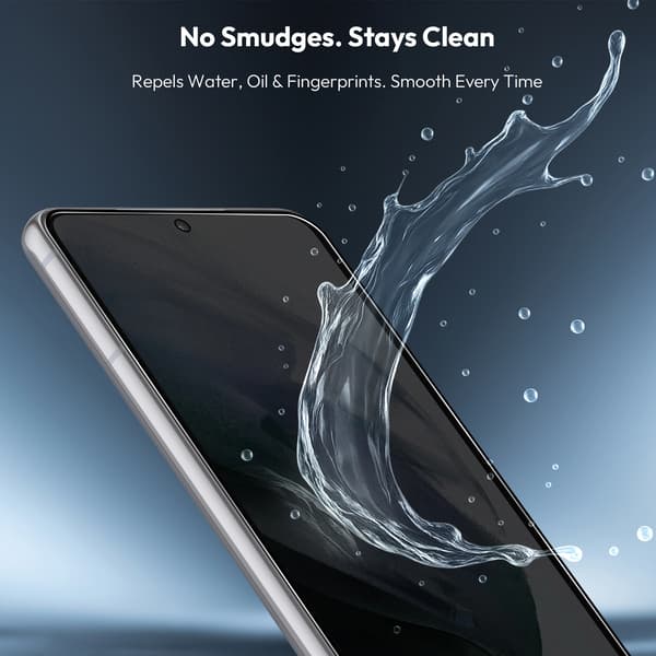 [DT]Samsung S21 Sekretess Skärmskydd (2-pack) och Linsskydd (2-pack) - Härdat Glas | [Auto Install] - Inga Bubblor