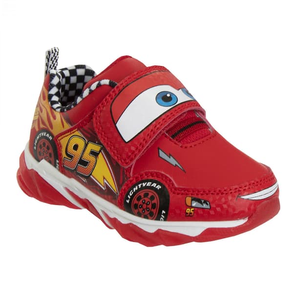 Biler Lynet McQueen Formede Lysende Børnesneakers Red Size 10