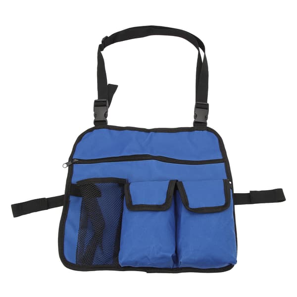 Strandstol Armleneveske 600D Oxford Stoff Multifunksjonell Utendørs Stol Organizer Camping Blå