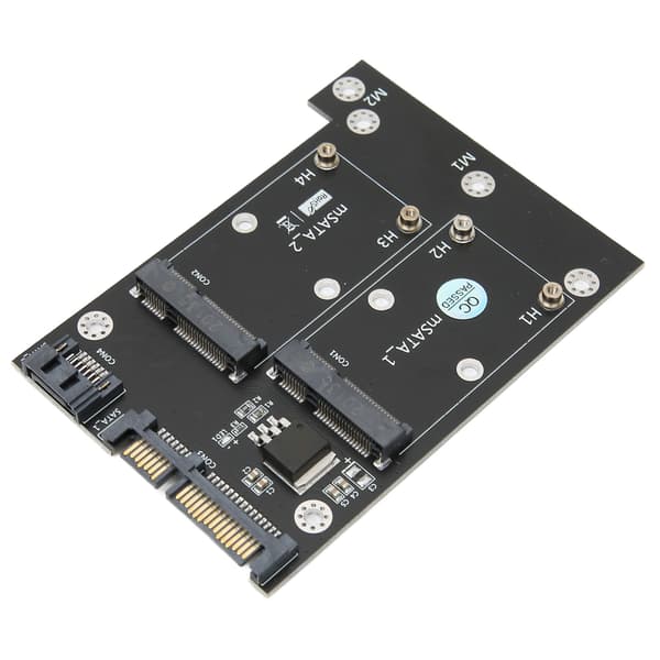 Dual MSATA SSD til SATA3 Adapterkort Høj Hastighed Konverter Computer Tilbehør