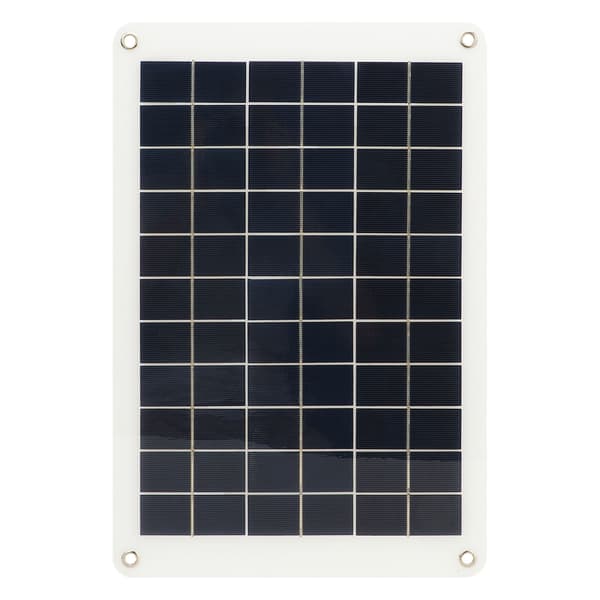 Bærbar 15W solcellelader for mobiltelefon og bilbatteri