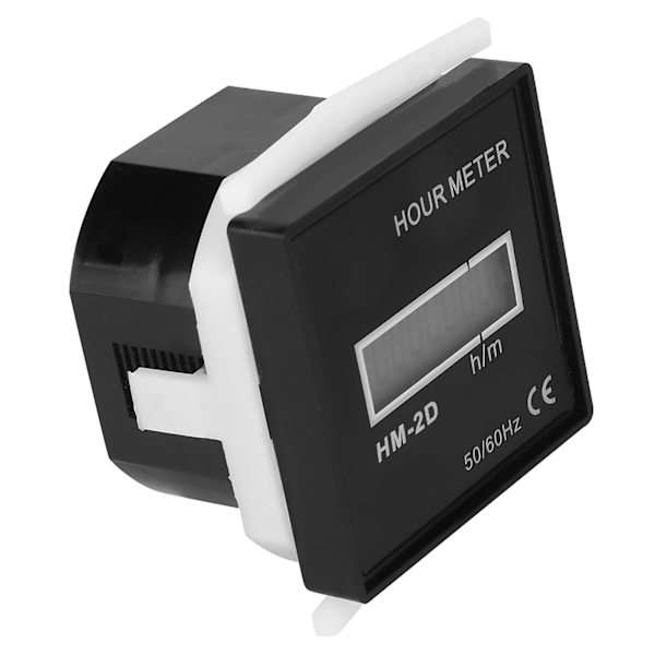 HM 2D Digital Elektrisk Tæller AC 100 240V LCD Display Tidsmåler
