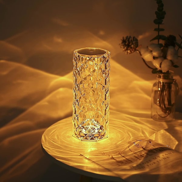 Crystal Diamond USB Charging Touch Lamp