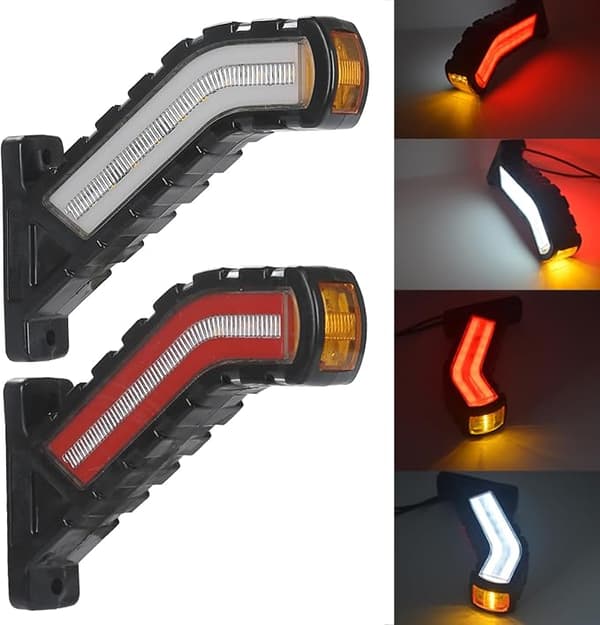 stk. LED-positionslys, 12/24V universal LED-positionslys Surroun[dt]