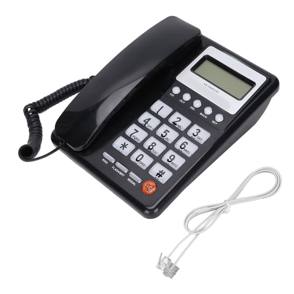 KXT8001CID Multifunktionel Fastnettelefon med LCD-display til Hjemme-, Hotel- og Kontorbrug