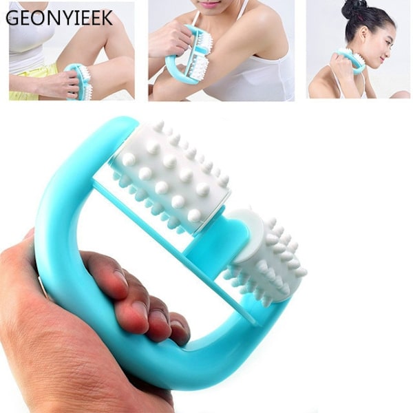 Blå D Typ Fat Control Roller Massager Lift Tools roller Square Green