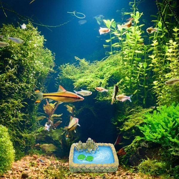 HT 4 stykker eventyrhage miniatyr dam ornamenter harpiks tilbehør for hjemmemikrolandskapsdekor
