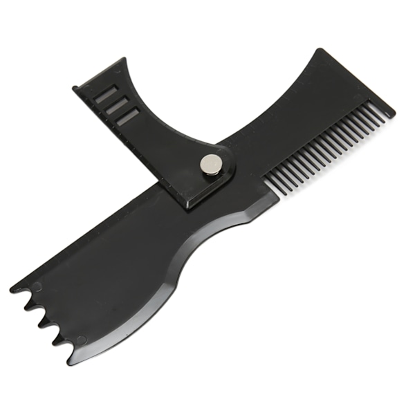 Expert för gränsöverskridande operationer: White Barber Pencil Black Beard Stencil Guide Template Kit för trimning och skötsel av skäggform