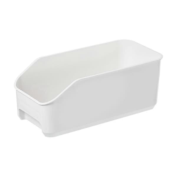 Oppbevaringsboks for kosmetikk til husholdningsbruk, plastbeholder White