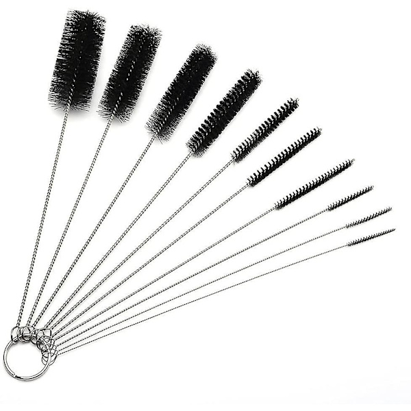 Vattenkokare Pip Borste Pipe Cleaners Tekanna Munstycke Borste Set, Svart