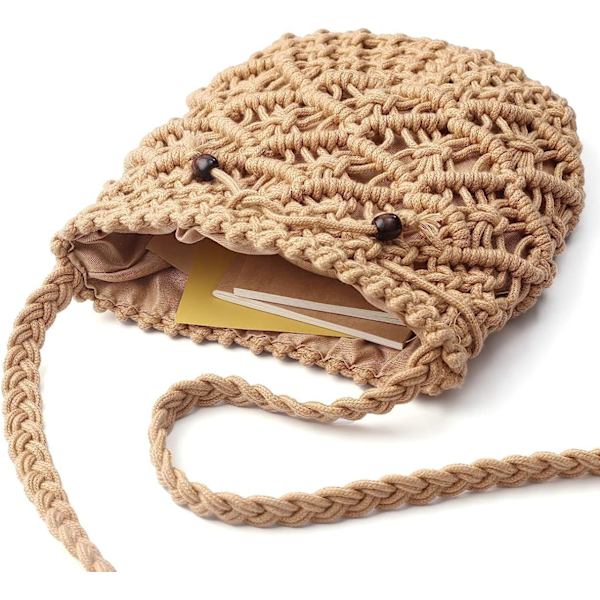 Crossbody-väska i bomull, dam