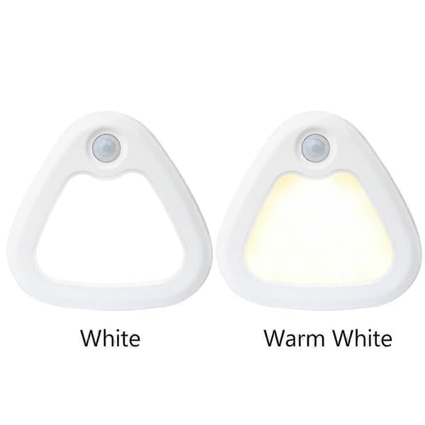 Batteridrevne LED hvite nattlys