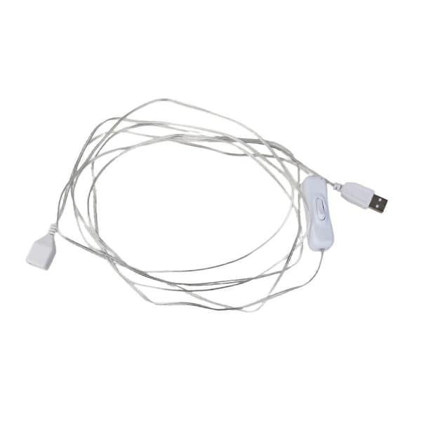 Han til hun USB-strømkabel USB-opladningskabel understøtter 5V2A USB-ventilator loftventilator USB-lys