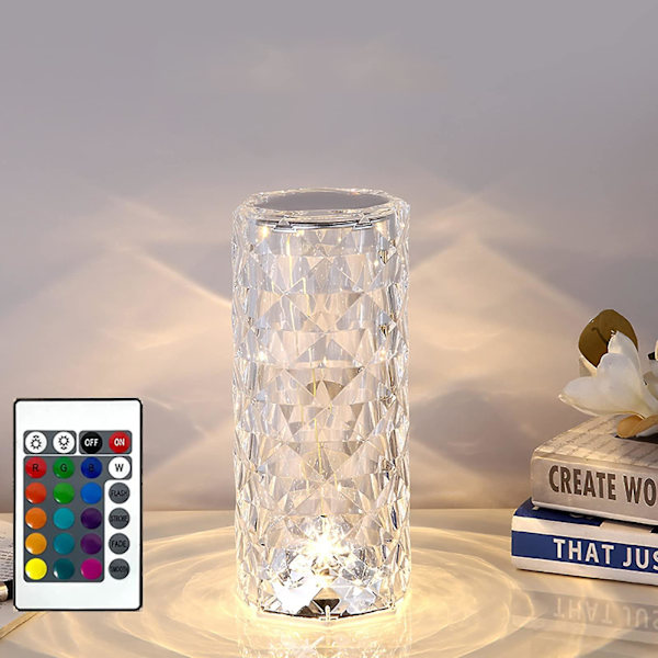 Crystal Diamond USB Charging Touch Lamp