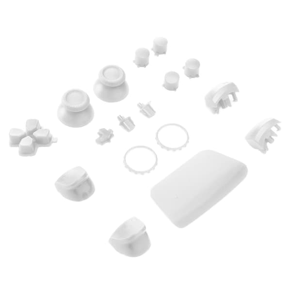 PS5 Controller Reparationssæt Hvide Udskiftningsknapper Komplet L2 R2 Knapsæt
