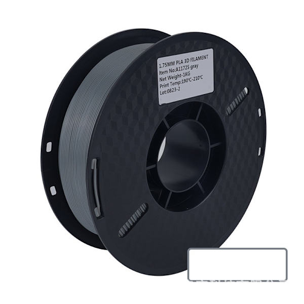 PLA 3D-skrivare filament Svart