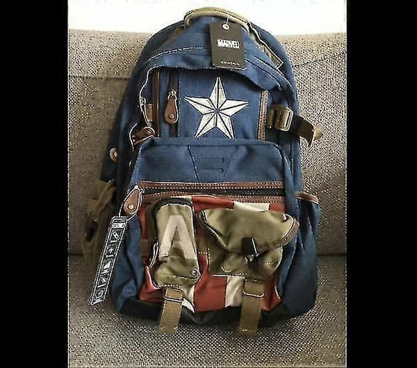 Marvel Comic Captain America The Avengers Rygsæk Samling Laptop