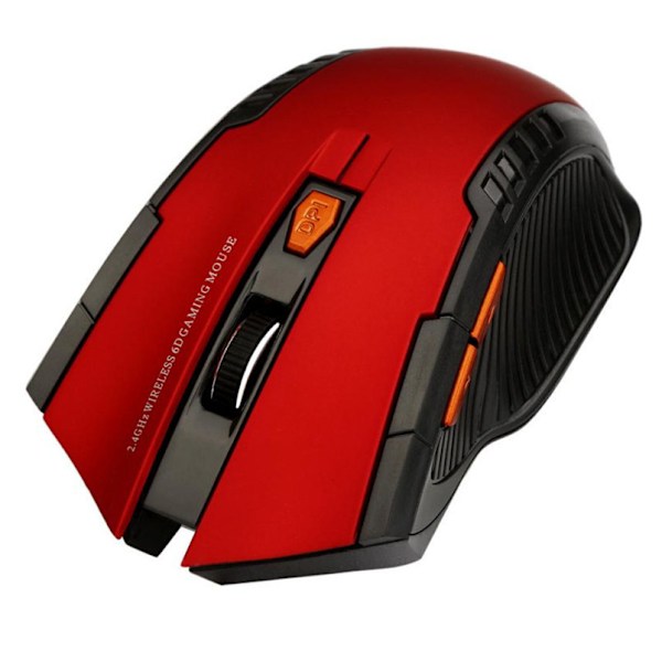WirelesOpticaMousGameGameWirelesMicPGaminLaptop Red
